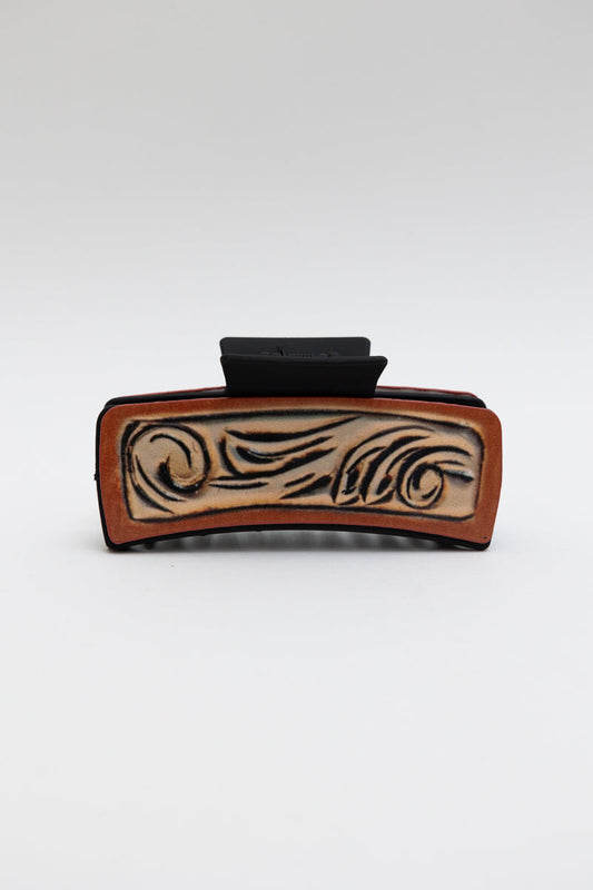 Windy Desert Hair Claw Clip – Unique Swirl Styling Accessory ????-Soul Flow Apparel