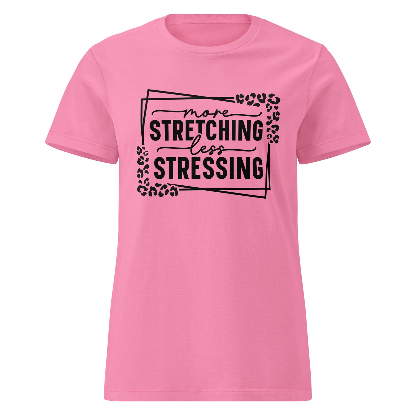 More Streching Women’s basic softstyle t-shirt-Soul Flow Apparel
