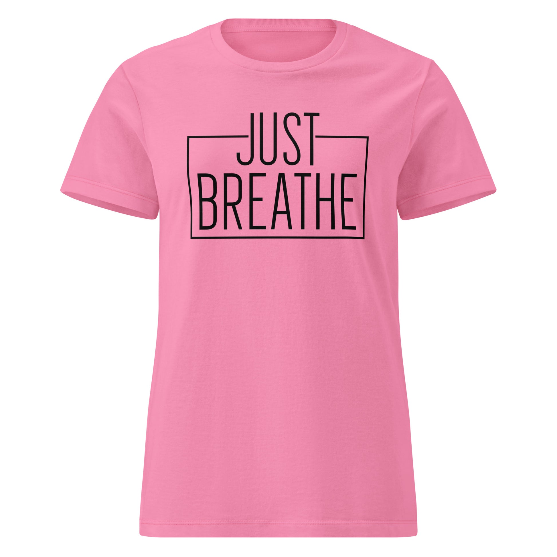 Just Breath Women’s basic softstyle t-shirt-Soul Flow Apparel