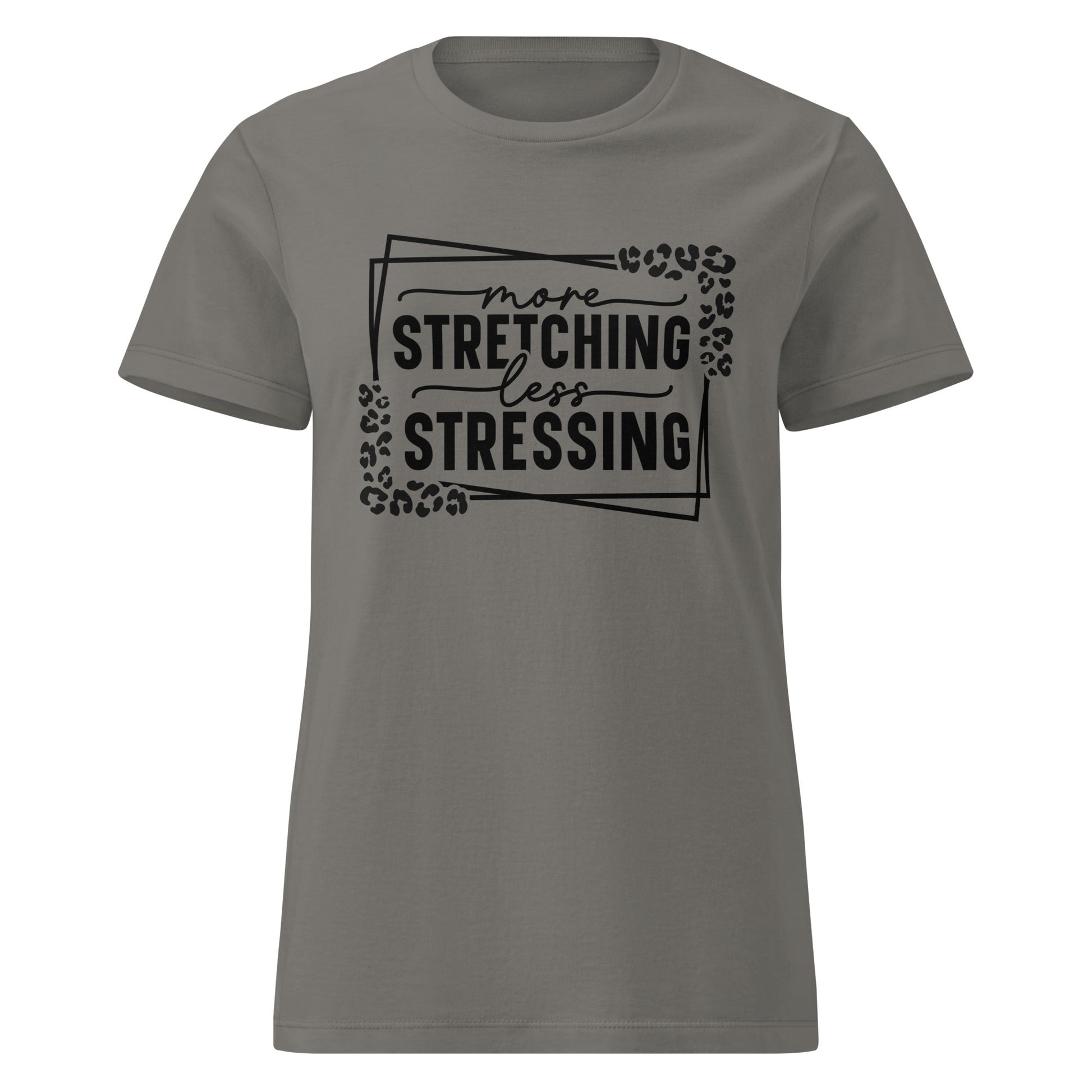 More Streching Women’s basic softstyle t-shirt-Soul Flow Apparel