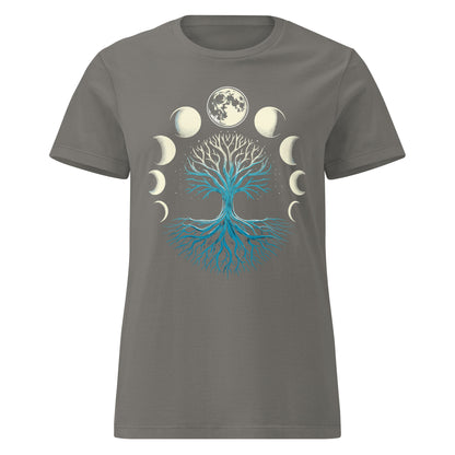 Above and Below She Is Life Women’s basic softstyle t-shirt-Soul Flow Apparel