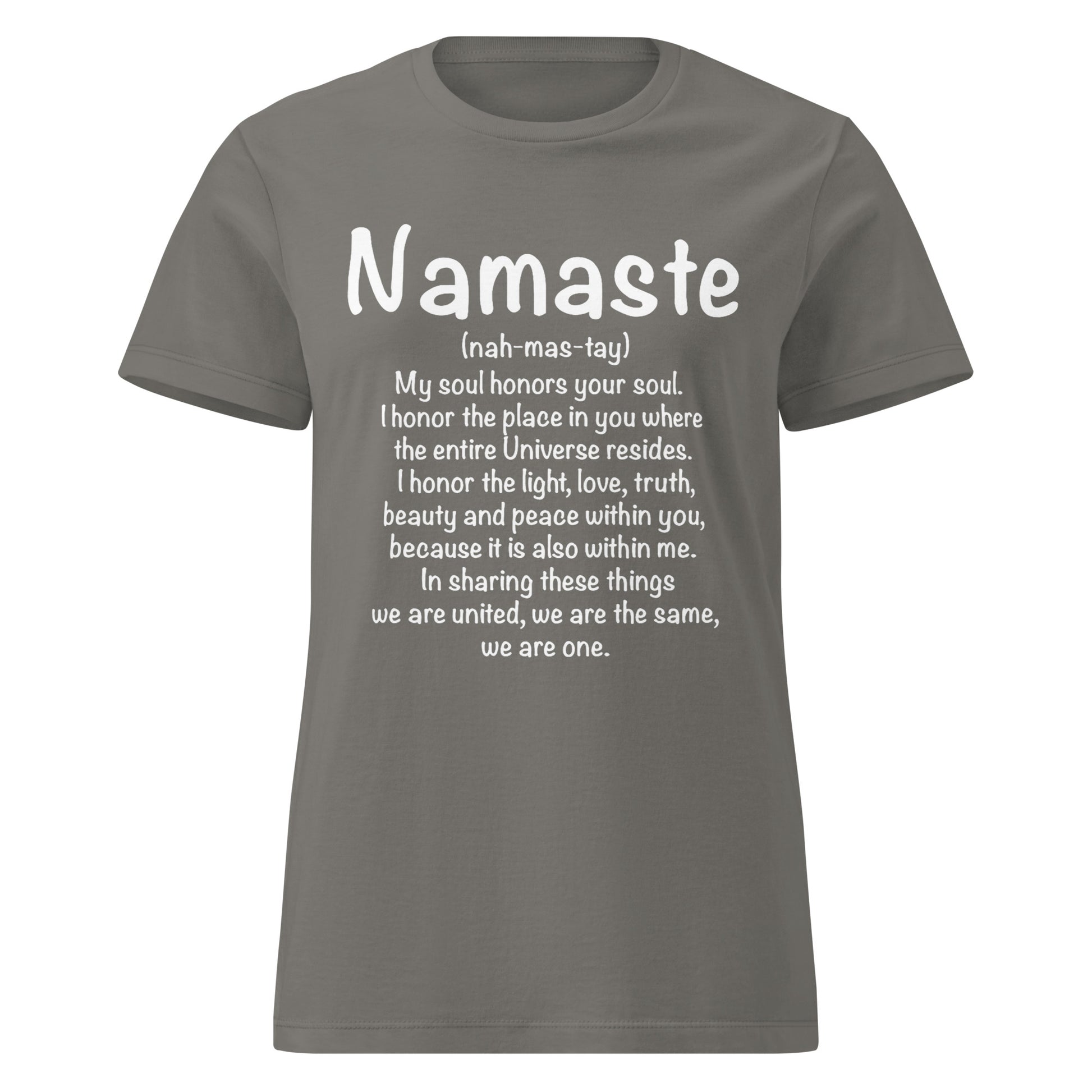 Namaste Women’s basic softstyle t-shirt-Soul Flow Apparel