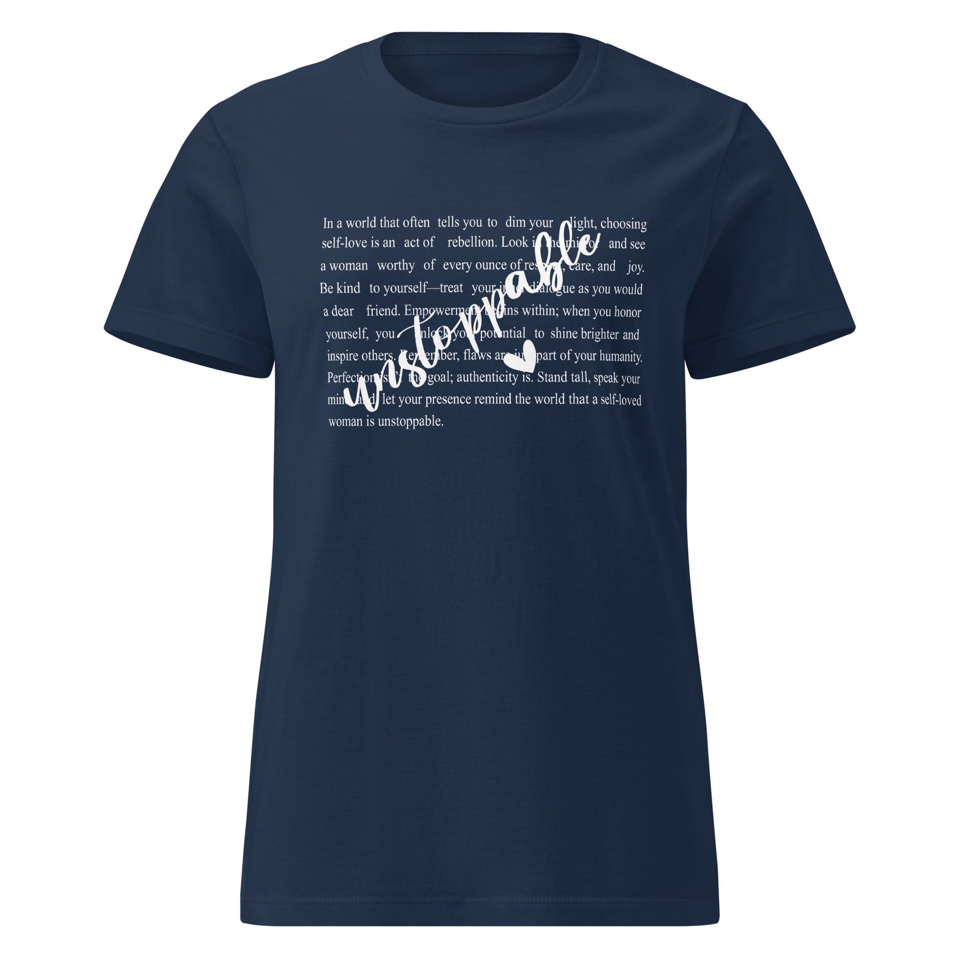 Unstoppable Women’s basic softstyle t-shirt-Soul Flow Apparel