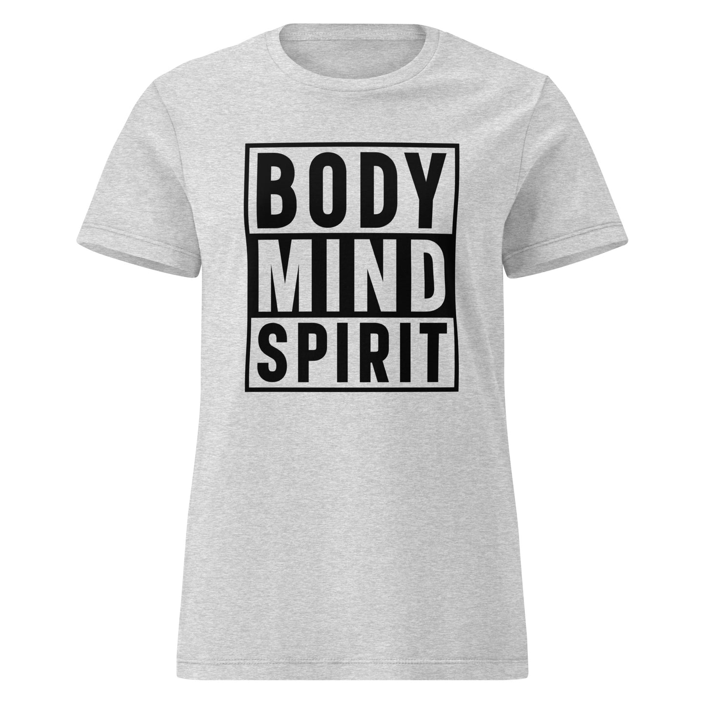 Body Mind Spirit Women’s basic softstyle t-shirt-Soul Flow Apparel