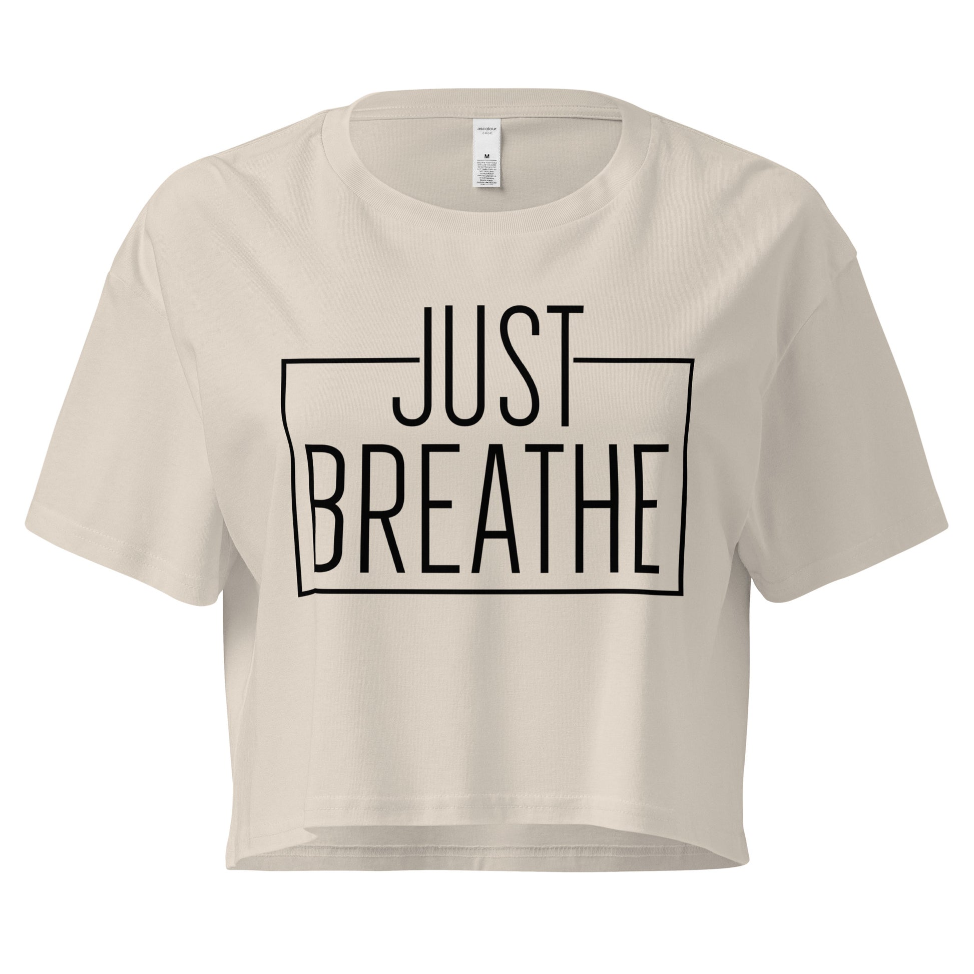 Just Breath Women’s crop top-Soul Flow Apparel