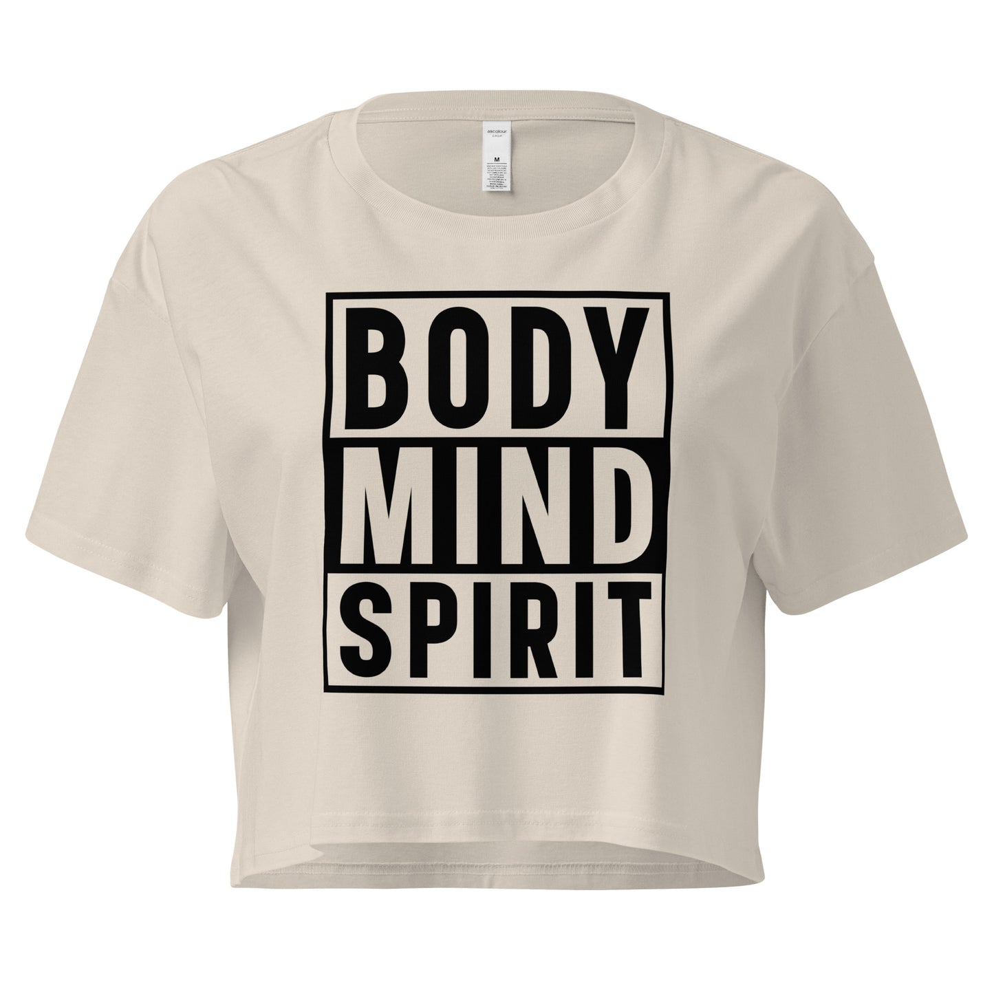 Body Mind Spirit Women’s crop top-Soul Flow Apparel