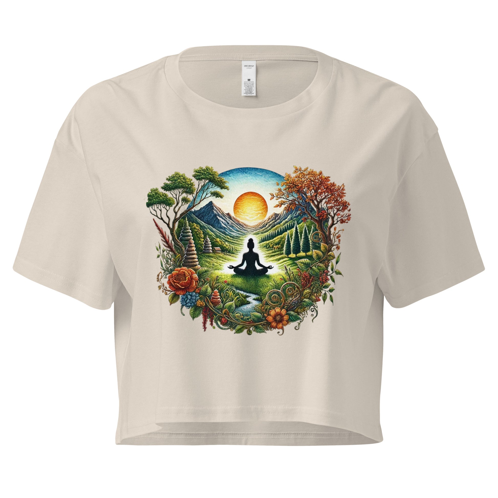 Life's Path Women’s crop top-Soul Flow Apparel