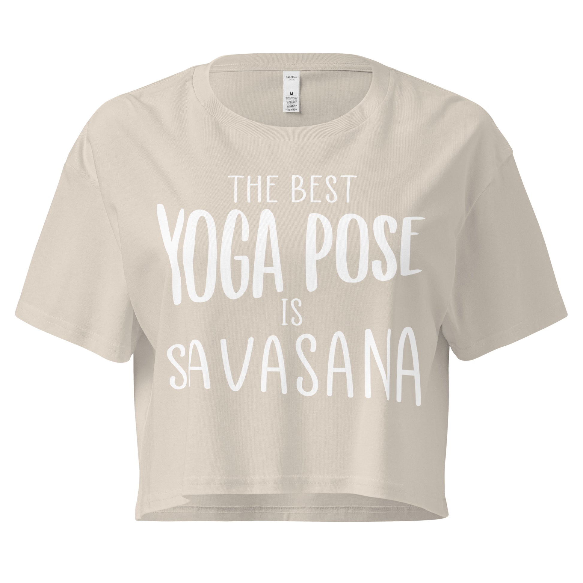 The Best Yoga Pose Women’s crop top-Soul Flow Apparel