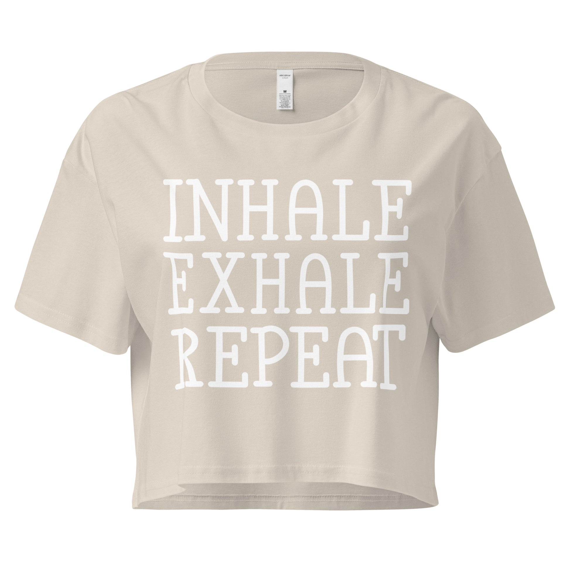 Inhale Exhale Repeat Women’s crop top-Soul Flow Apparel