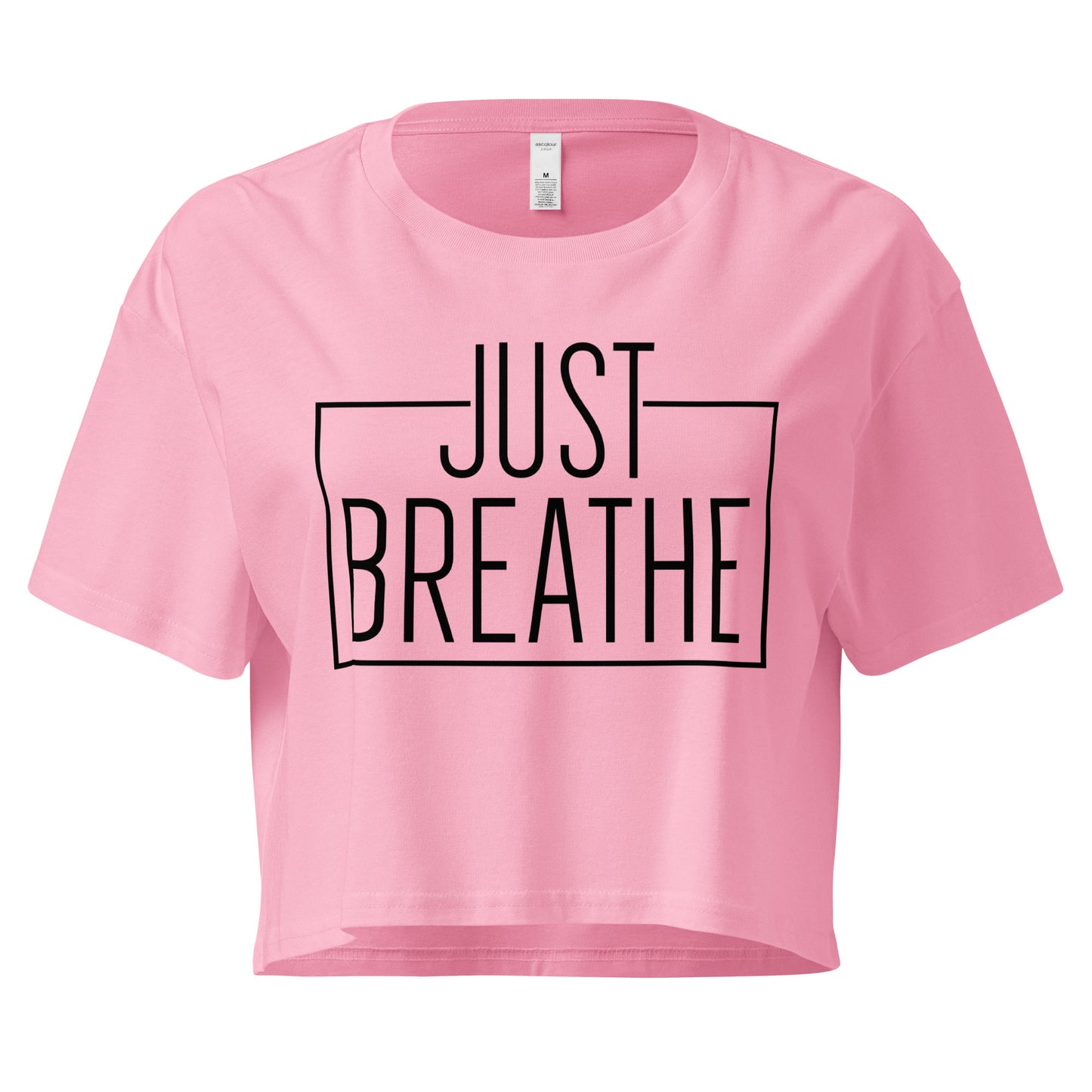 Just Breath Women’s crop top-Soul Flow Apparel