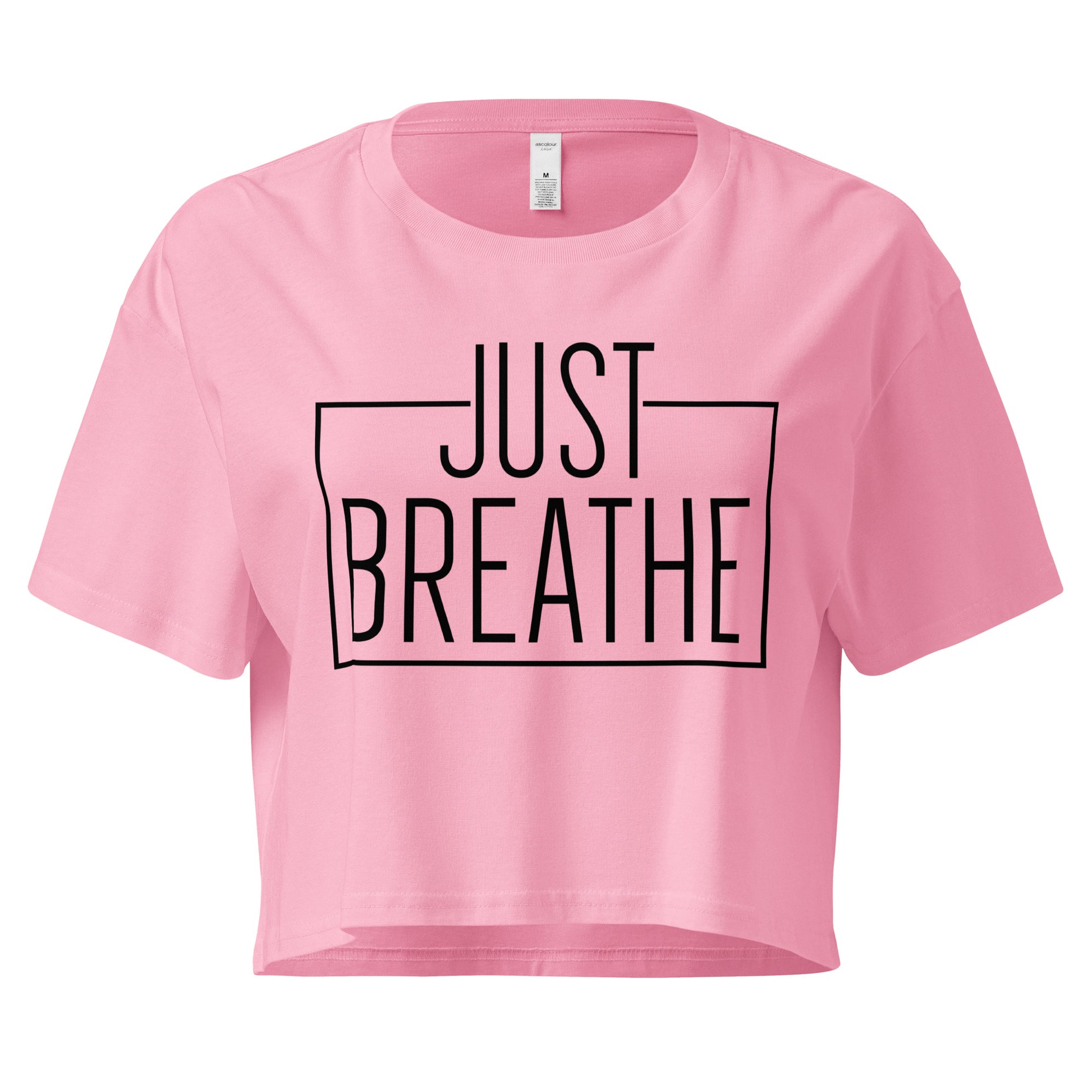 Just Breath Women’s crop top-Soul Flow Apparel