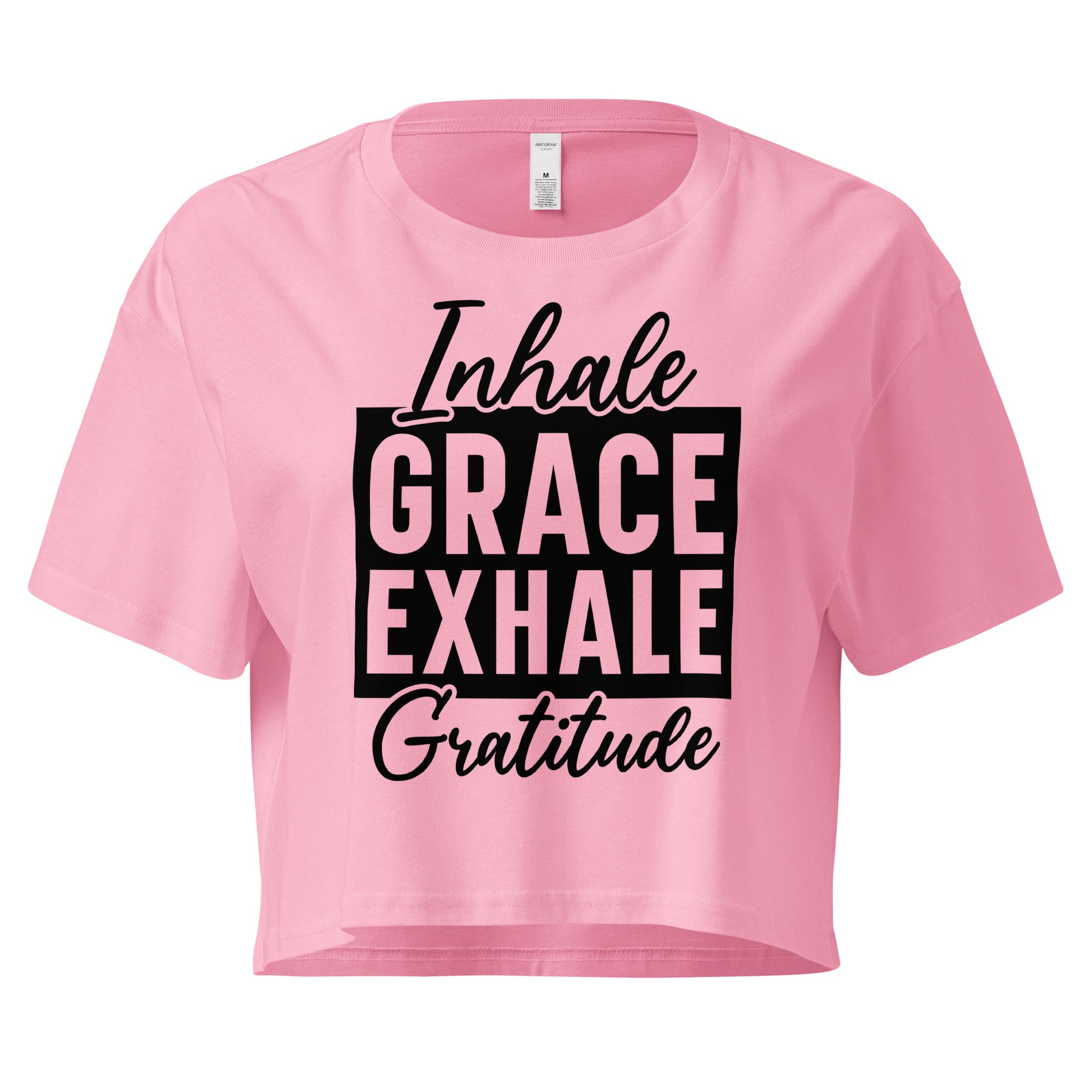 Inhale Grace Women’s crop top-Soul Flow Apparel