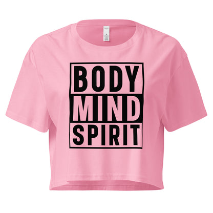 Body Mind Spirit Women’s crop top-Soul Flow Apparel