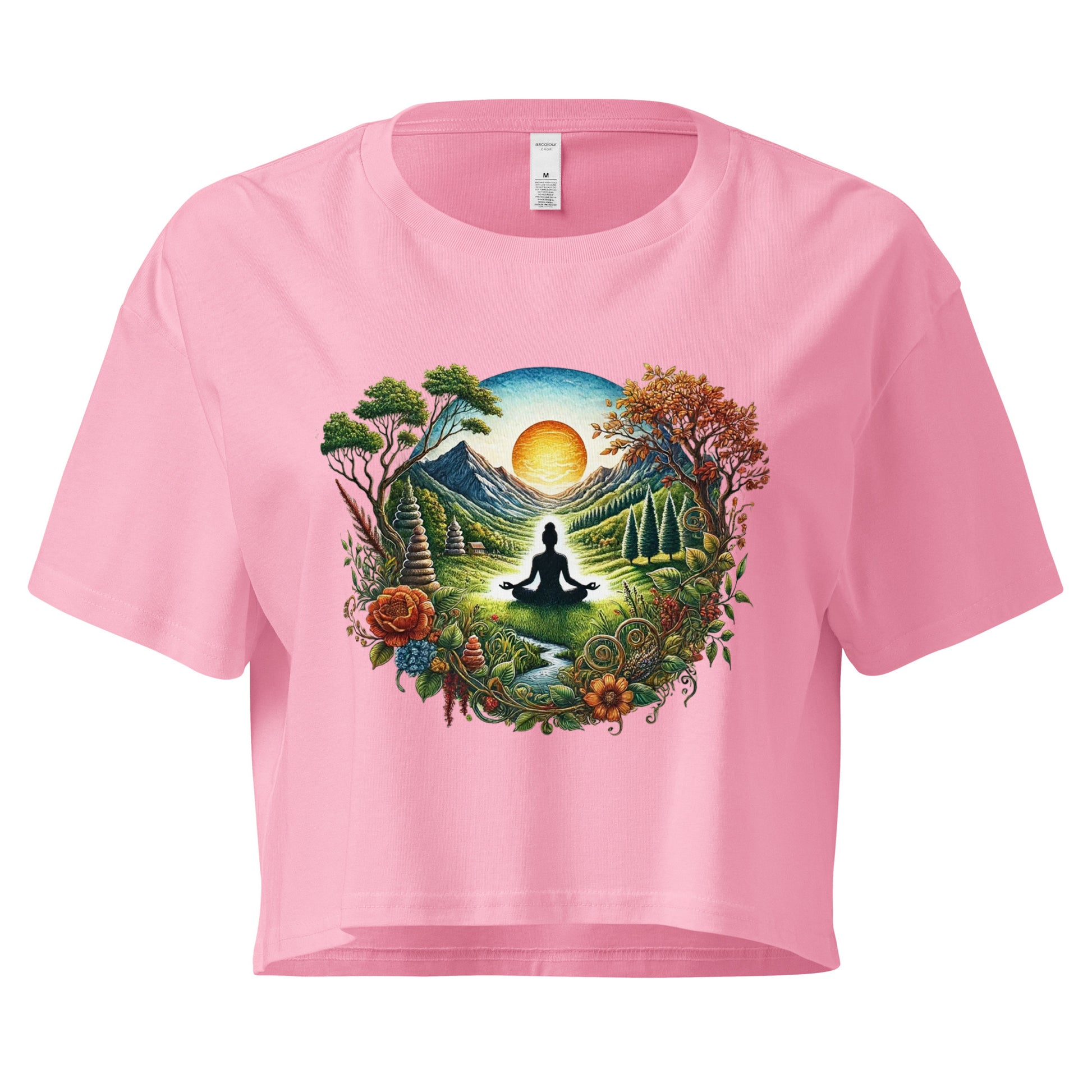 Life's Path Women’s crop top-Soul Flow Apparel