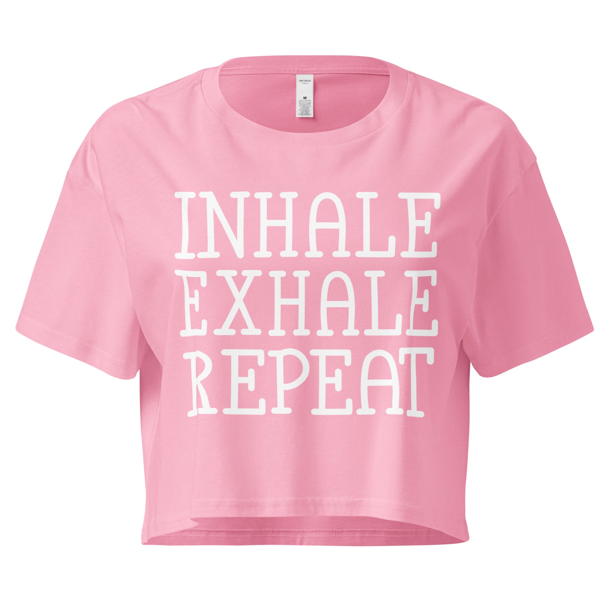 Inhale Exhale Repeat Women’s crop top-Soul Flow Apparel