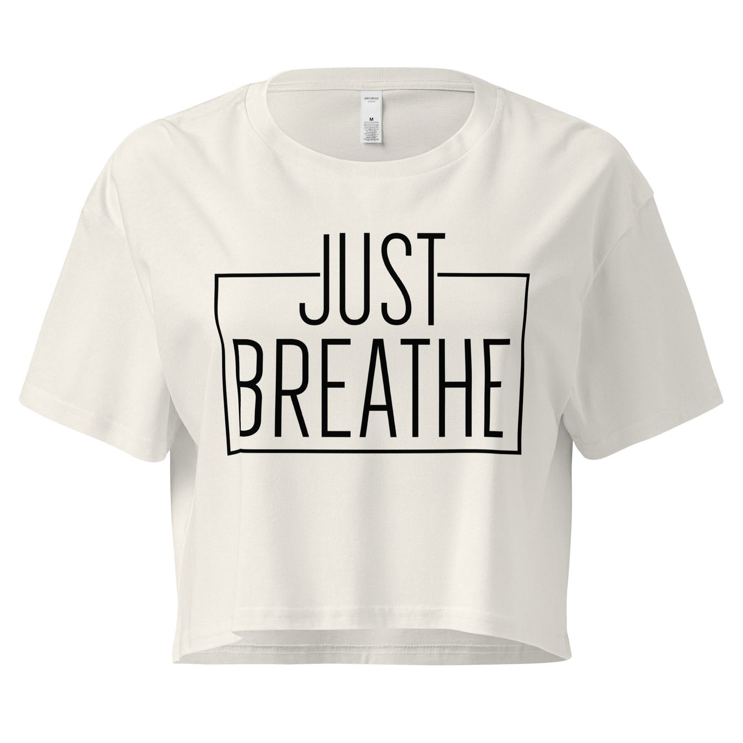 Just Breath Women’s crop top-Soul Flow Apparel