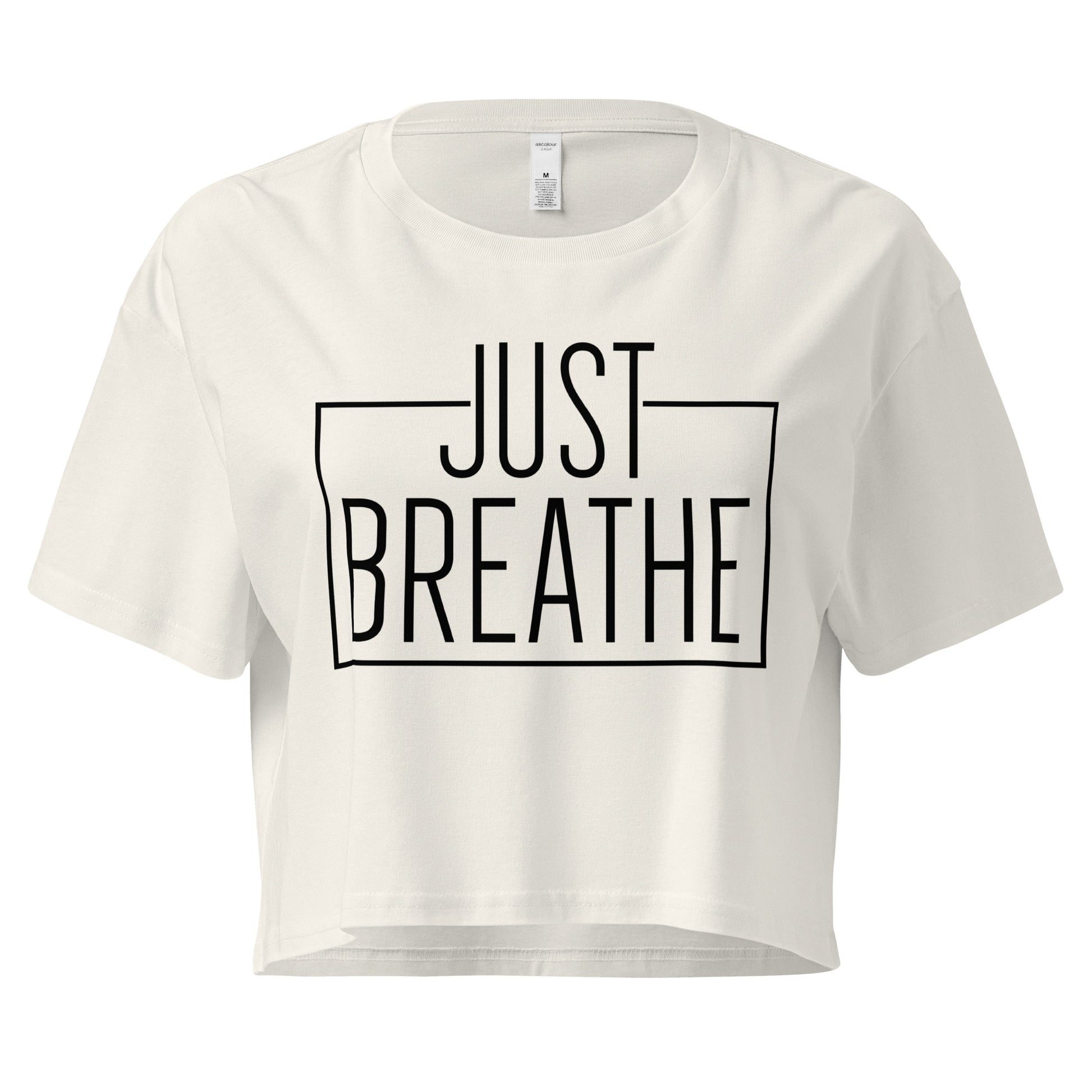 Just Breath Women’s crop top-Soul Flow Apparel