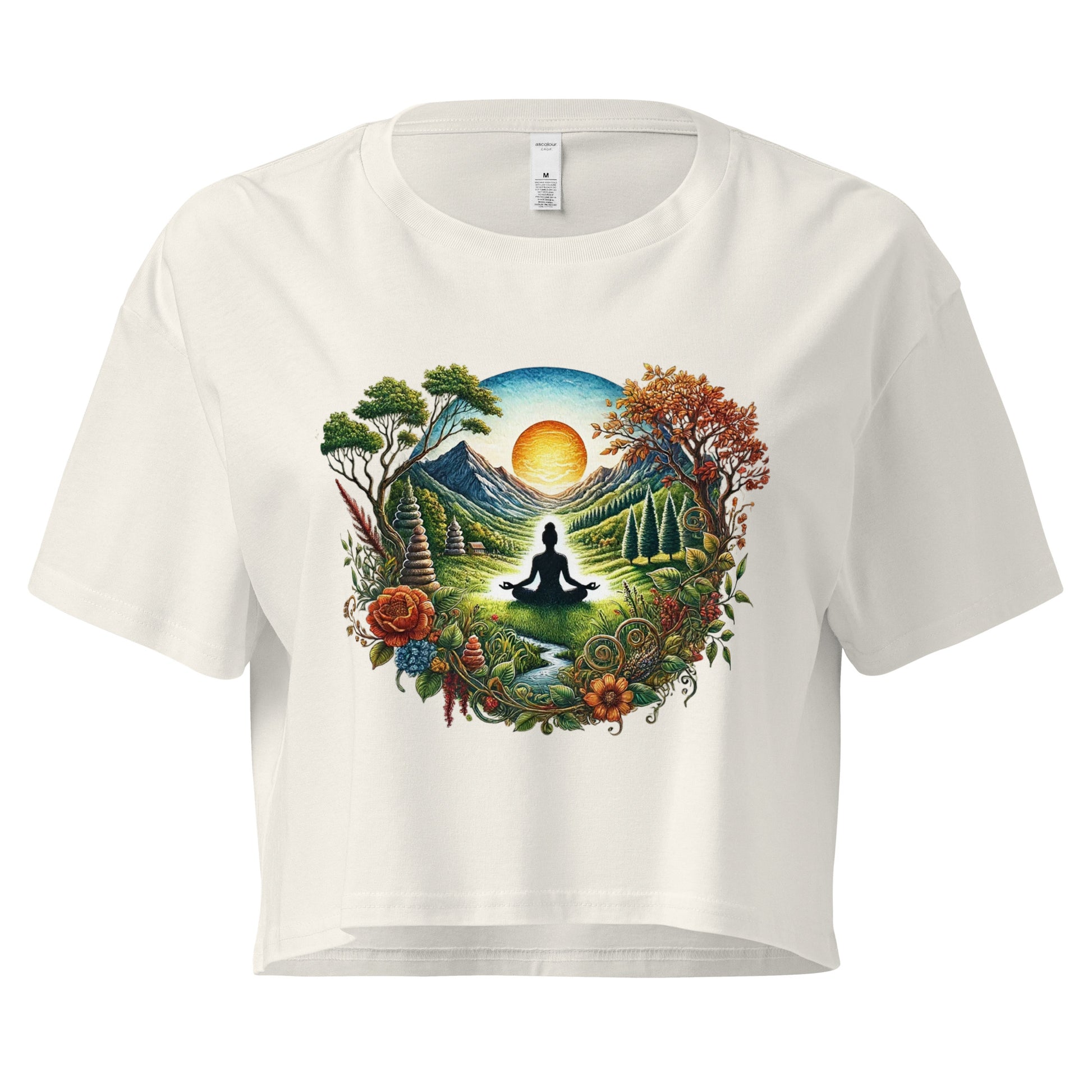 Life's Path Women’s crop top-Soul Flow Apparel