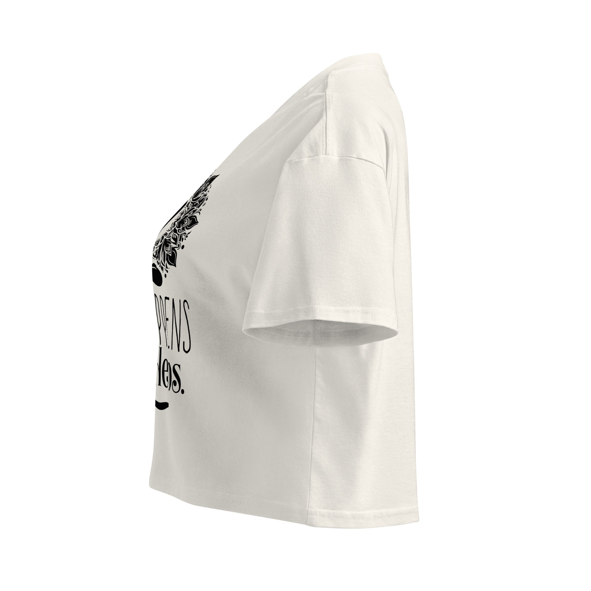 Life Happens Yoga Helps Women’s crop top-Soul Flow Apparel