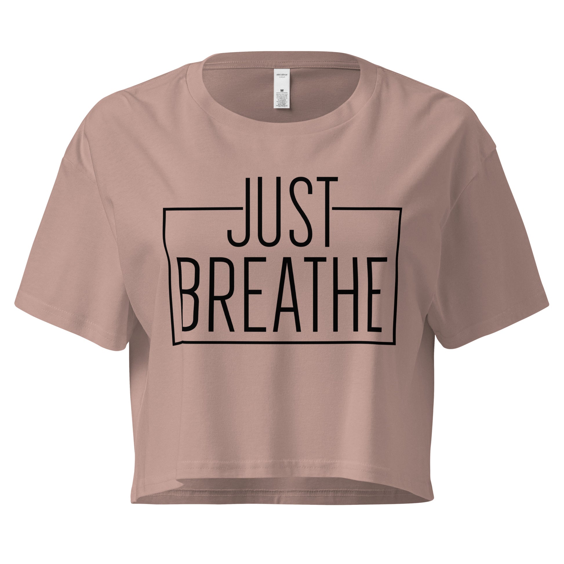 Just Breath Women’s crop top-Soul Flow Apparel