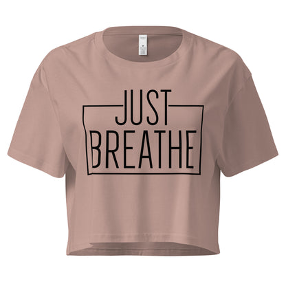 Just Breath Women’s crop top-Soul Flow Apparel