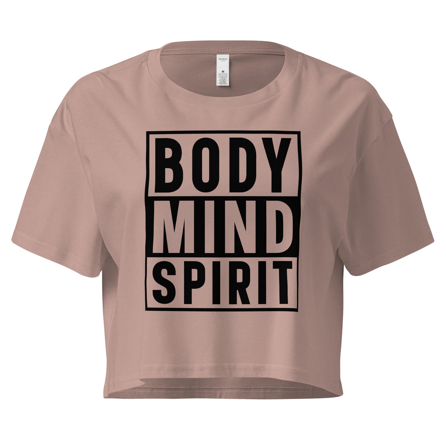 Body Mind Spirit Women’s crop top-Soul Flow Apparel