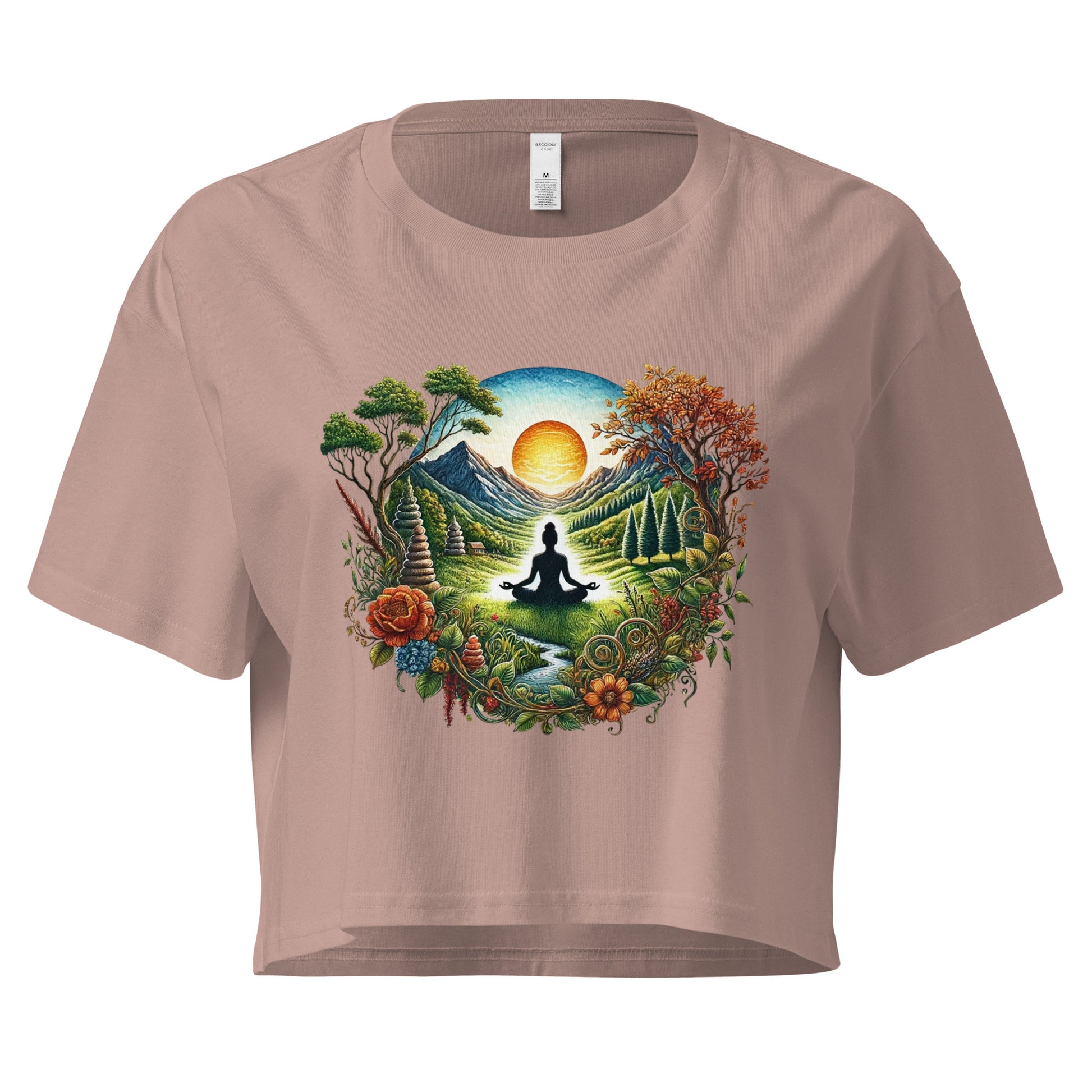 Life's Path Women’s crop top-Soul Flow Apparel