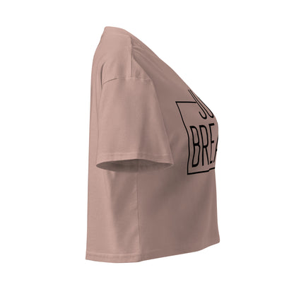 Just Breath Women’s crop top-Soul Flow Apparel