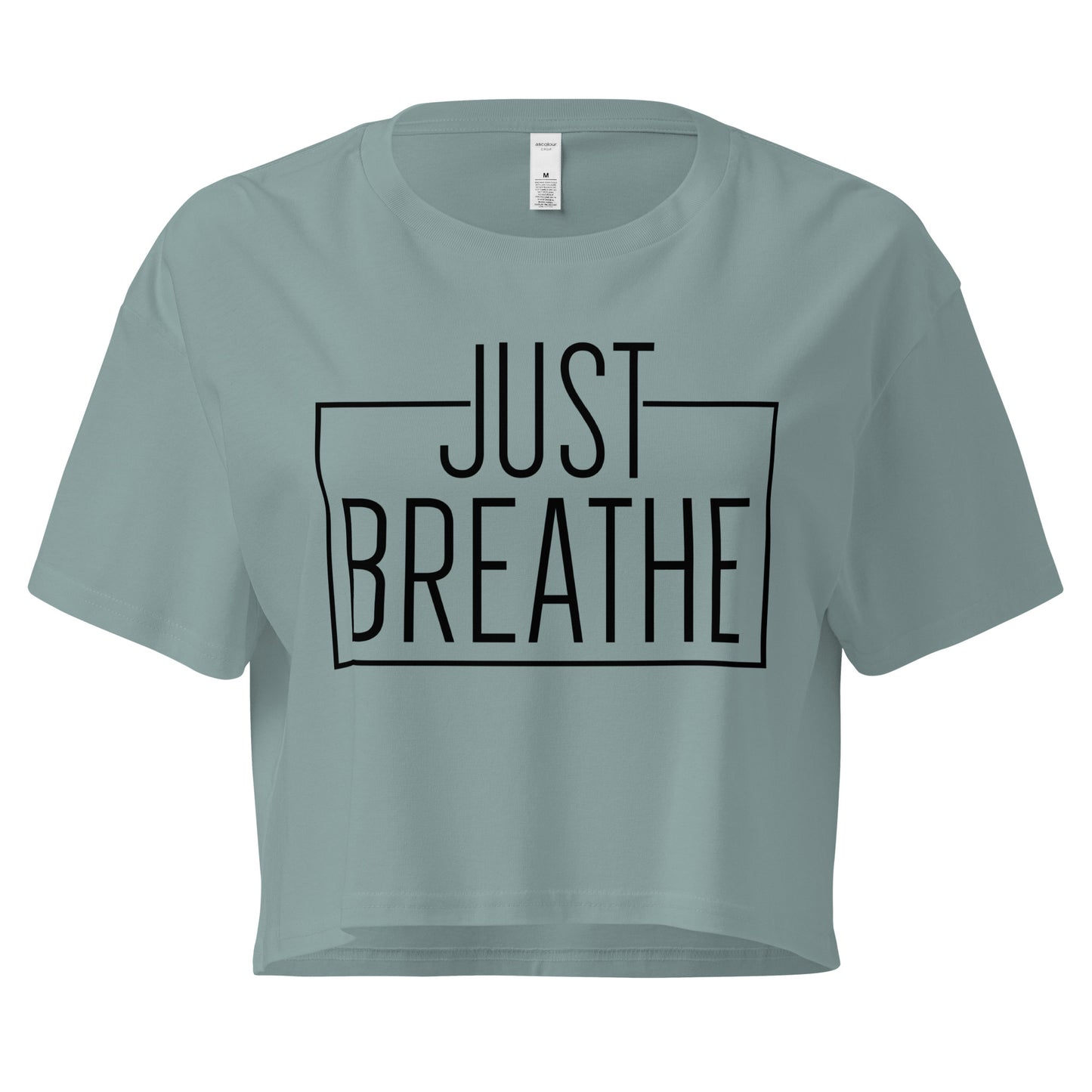 Just Breath Women’s crop top-Soul Flow Apparel