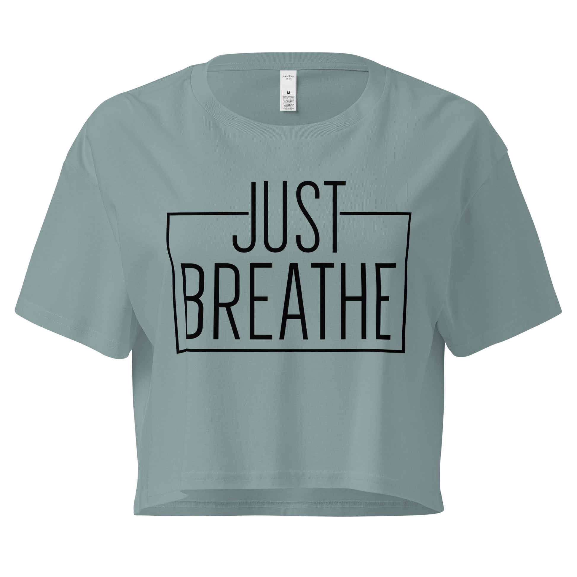 Just Breath Women’s crop top-Soul Flow Apparel