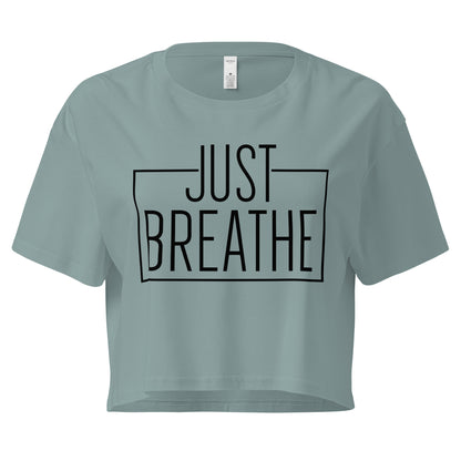 Just Breath Women’s crop top-Soul Flow Apparel