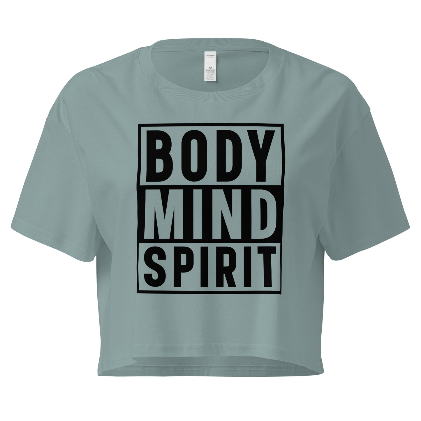Body Mind Spirit Women’s crop top-Soul Flow Apparel