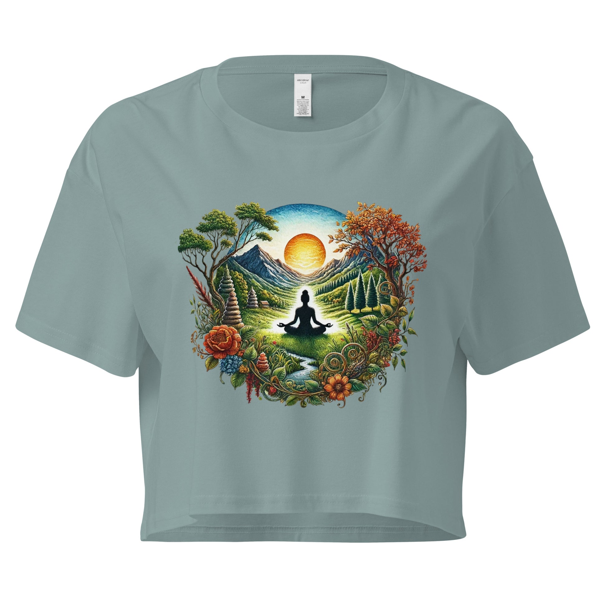 Life's Path Women’s crop top-Soul Flow Apparel