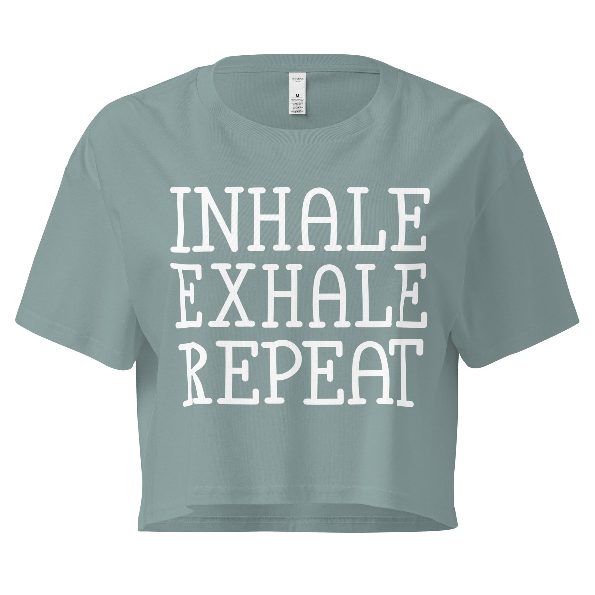 Inhale Exhale Repeat Women’s crop top-Soul Flow Apparel