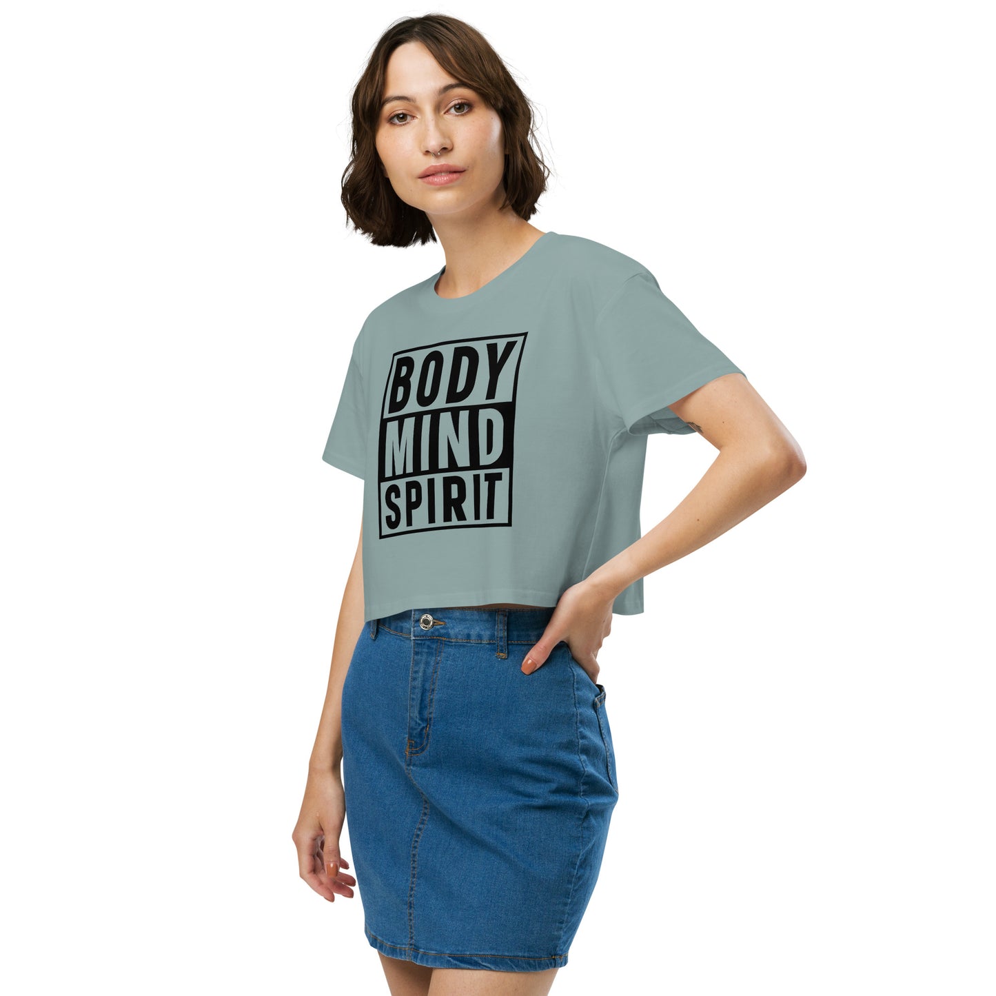 Body Mind Spirit Women’s crop top-Soul Flow Apparel
