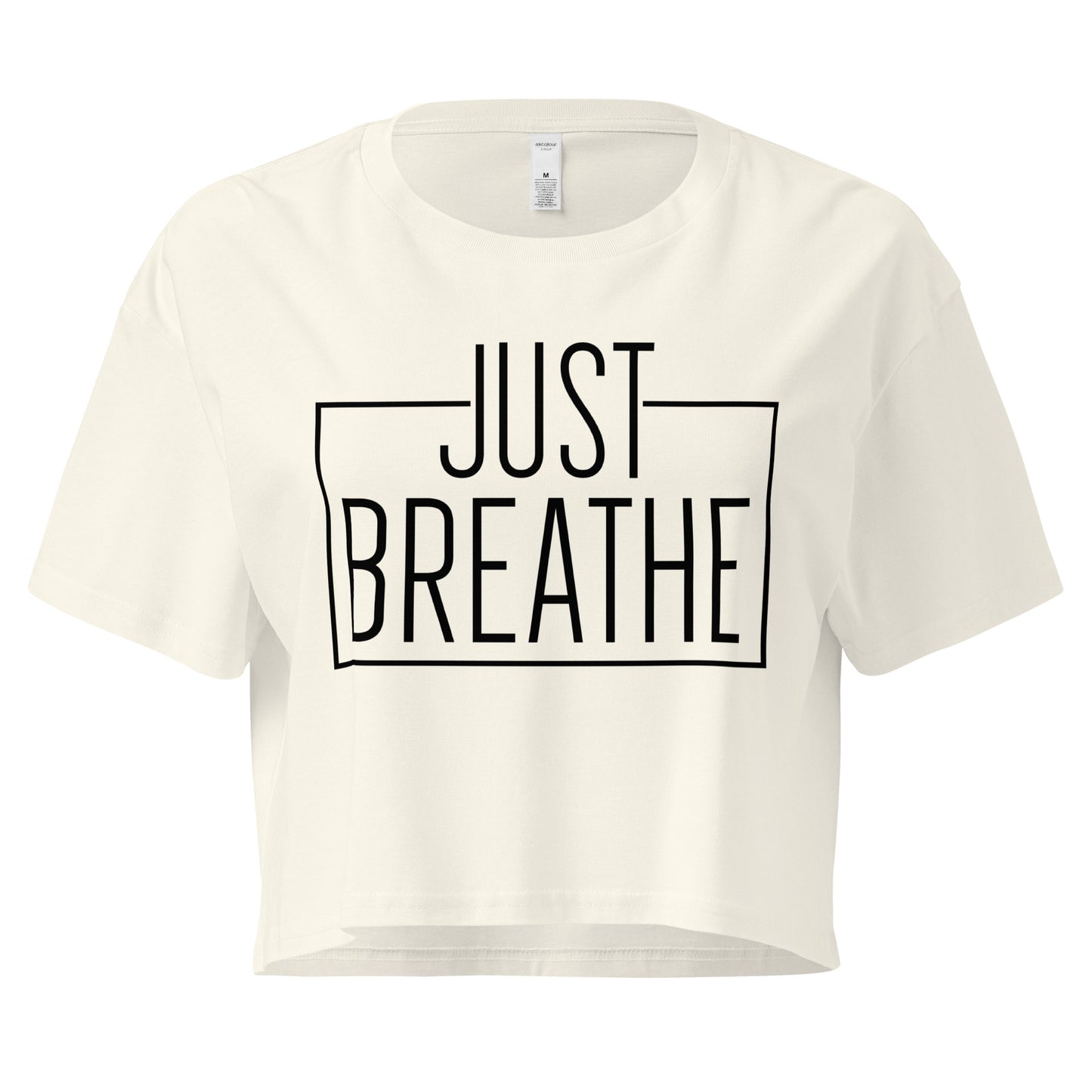 Just Breath Women’s crop top-Soul Flow Apparel