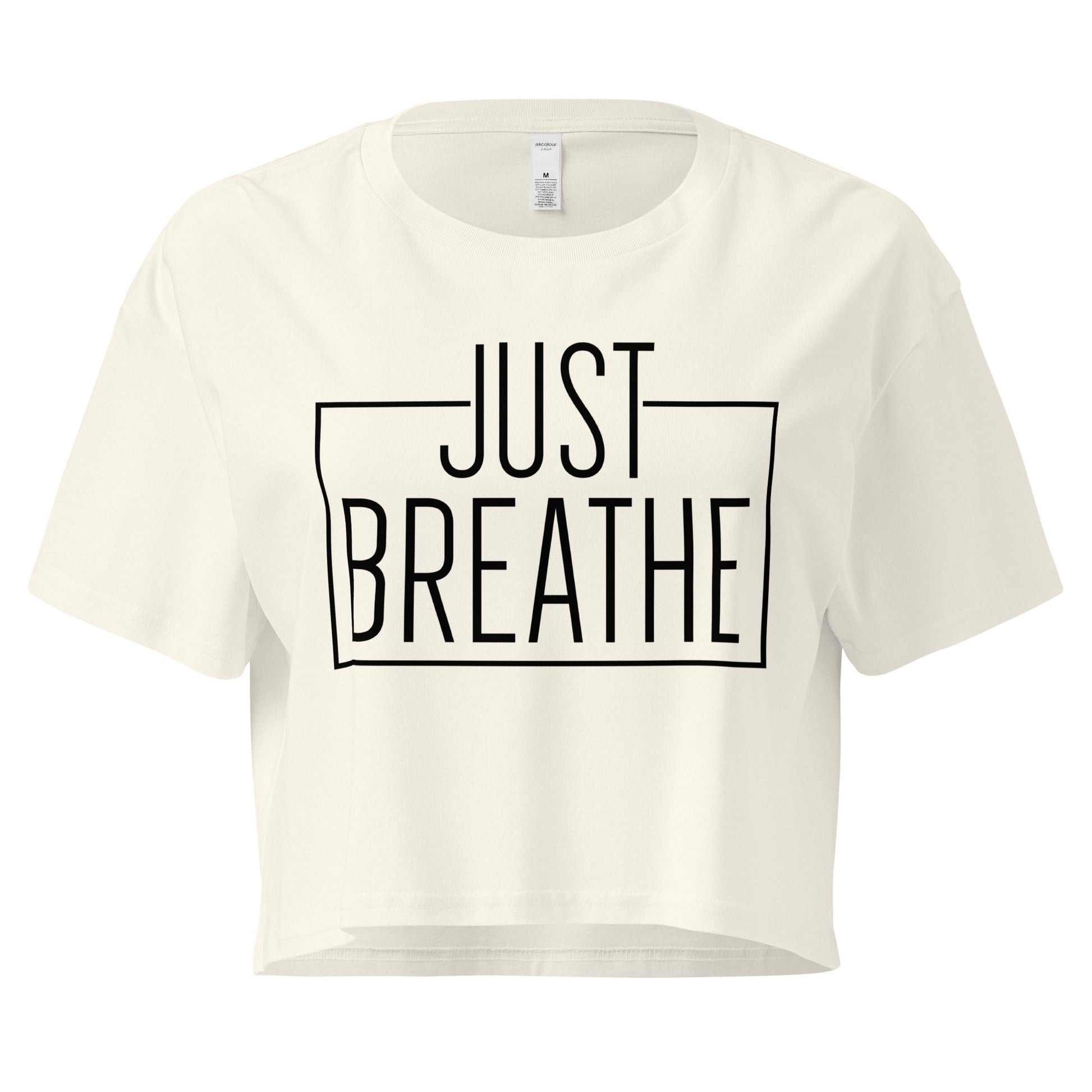 Just Breath Women’s crop top-Soul Flow Apparel
