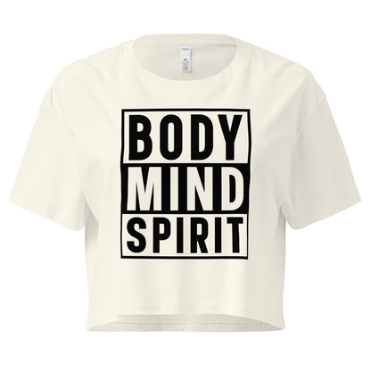Body Mind Spirit Women’s crop top-Soul Flow Apparel