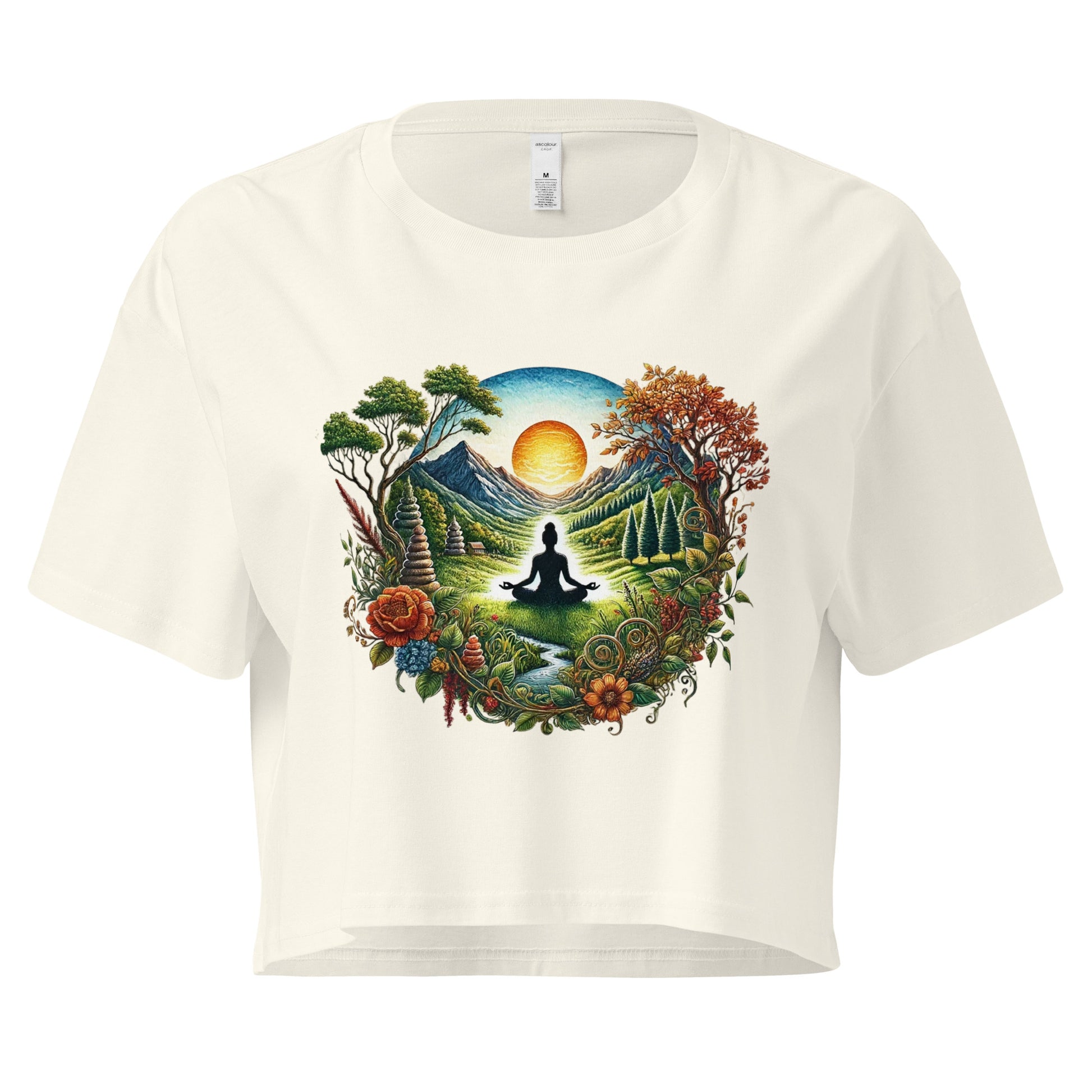 Life's Path Women’s crop top-Soul Flow Apparel