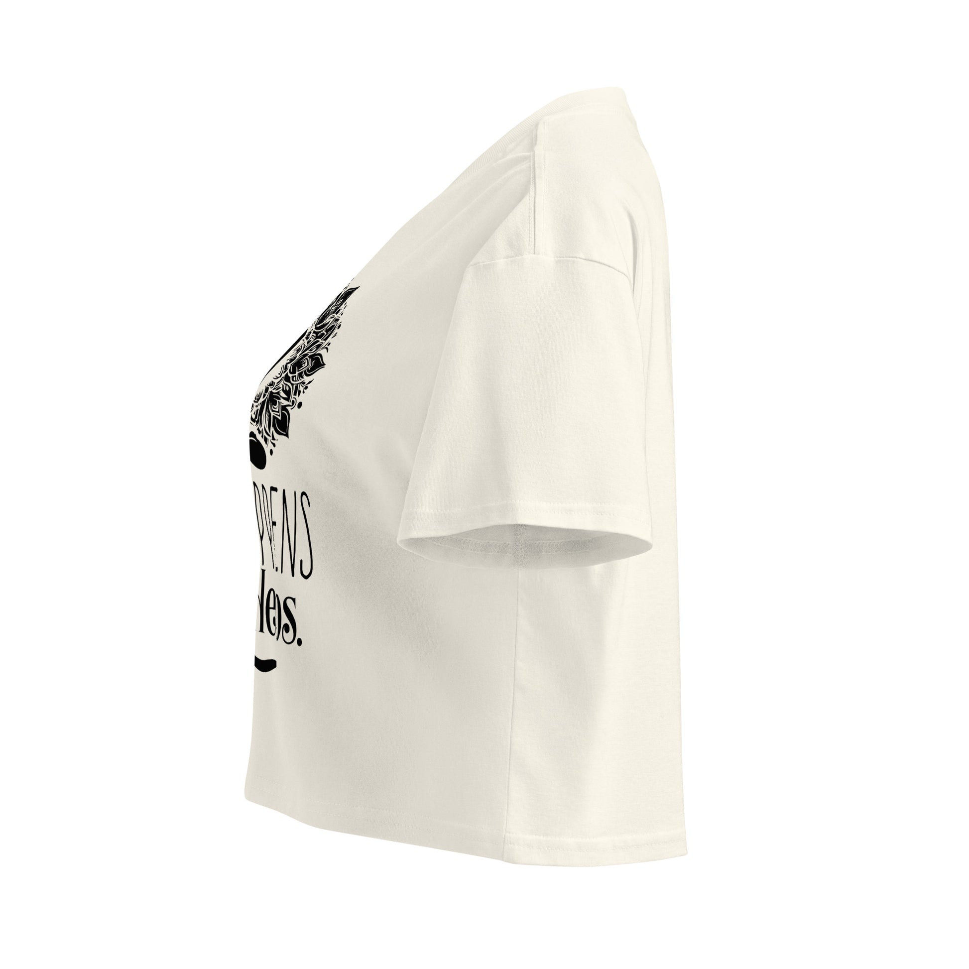 Life Happens Yoga Helps Women’s crop top-Soul Flow Apparel