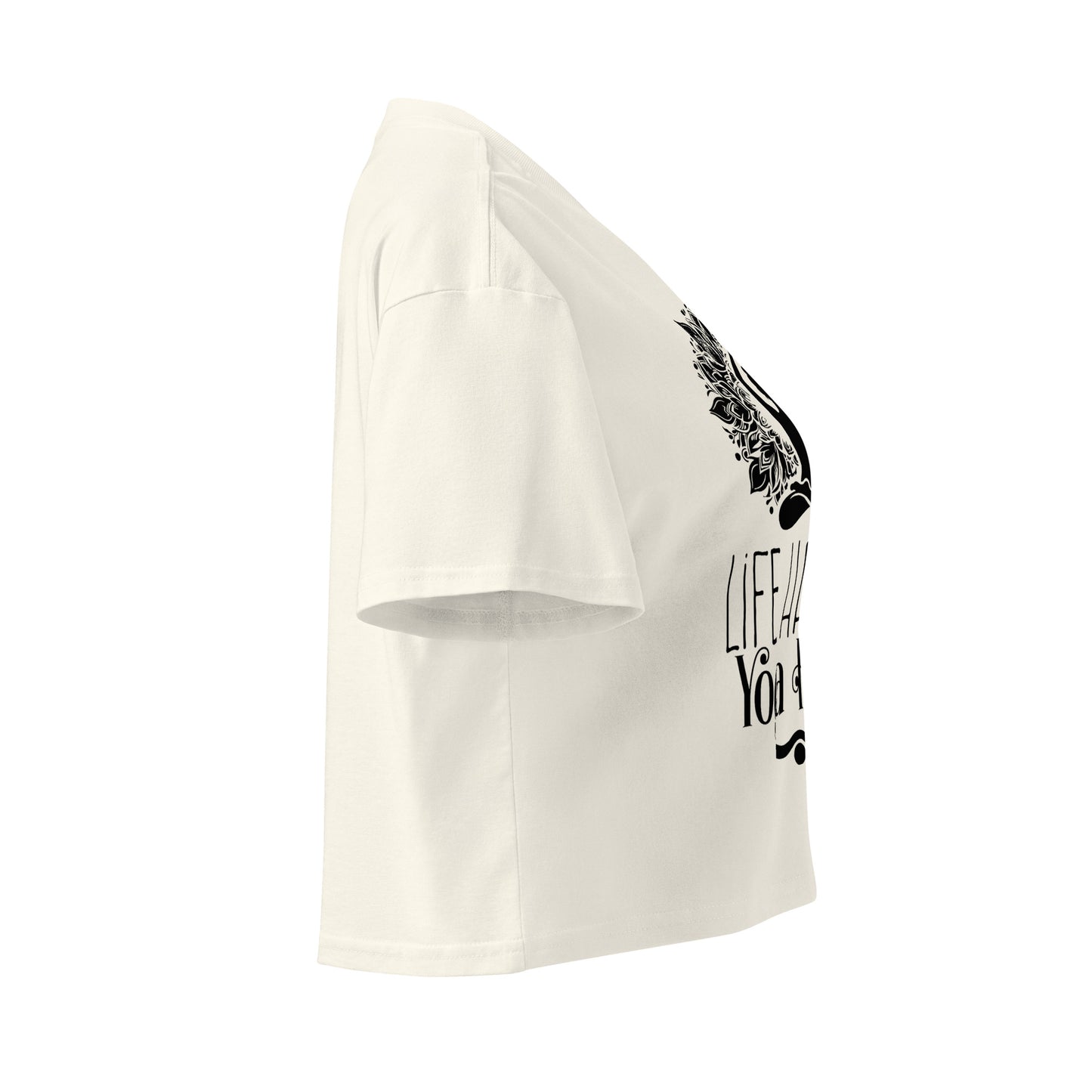 Life Happens Yoga Helps Women’s crop top-Soul Flow Apparel