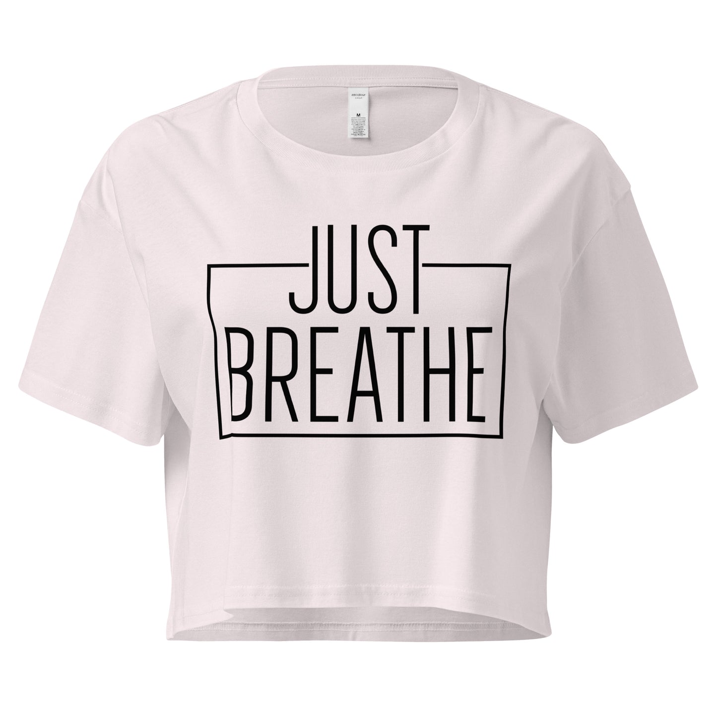 Just Breath Women’s crop top-Soul Flow Apparel