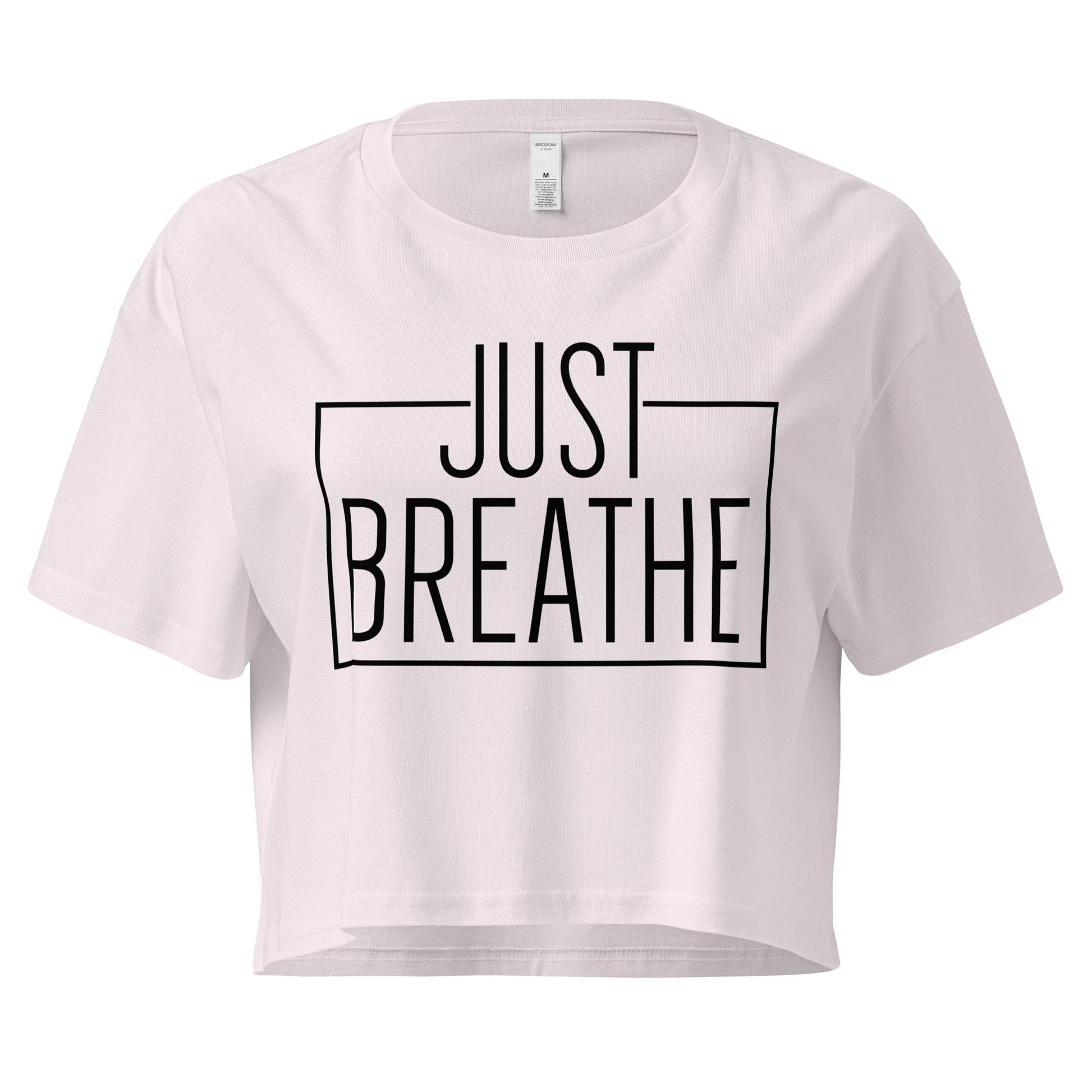 Just Breath Women’s crop top-Soul Flow Apparel