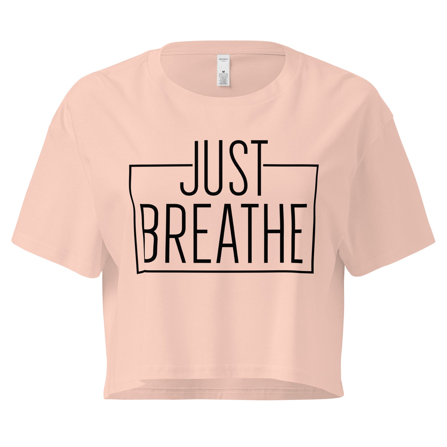 Just Breath Women’s crop top-Soul Flow Apparel