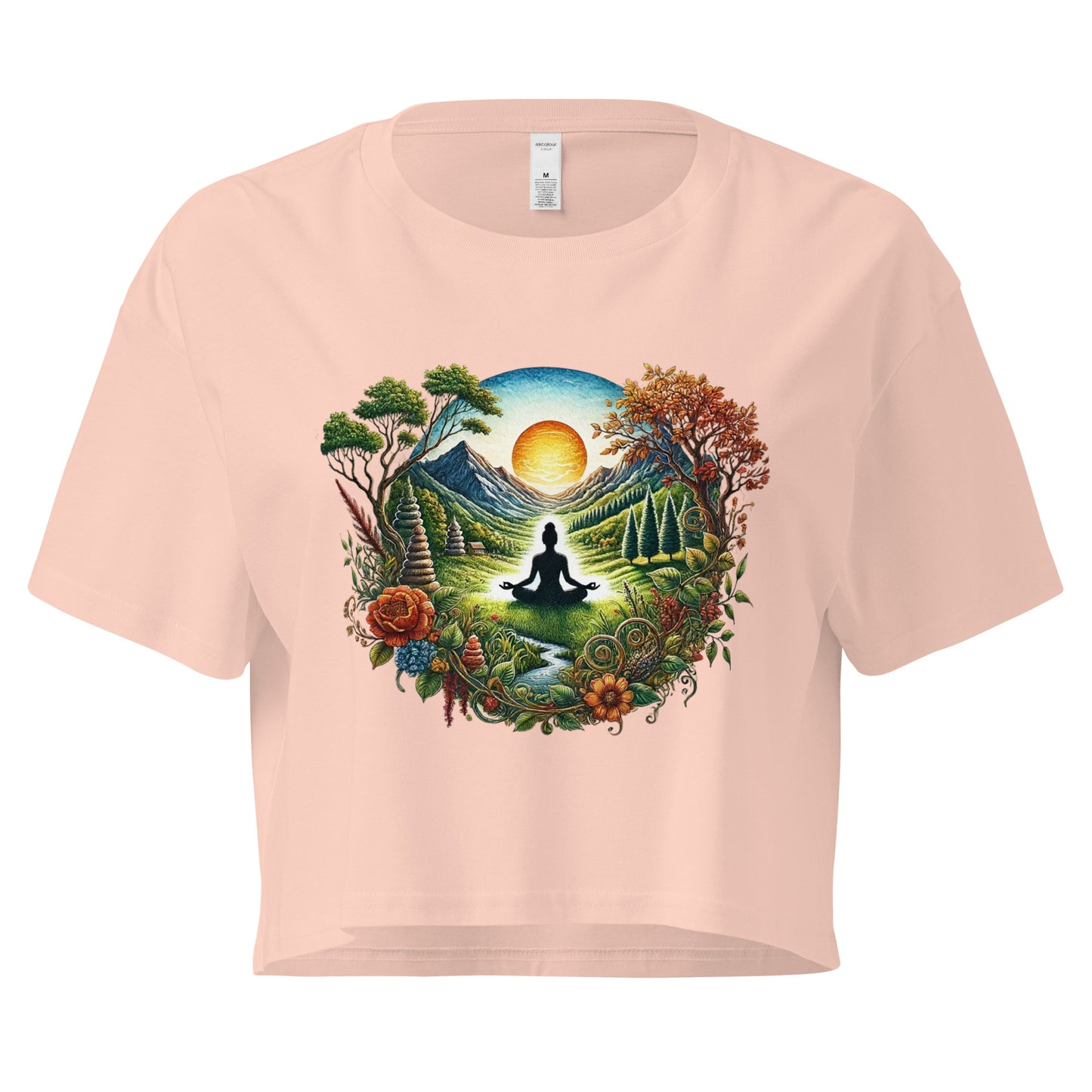 Life's Path Women’s crop top-Soul Flow Apparel