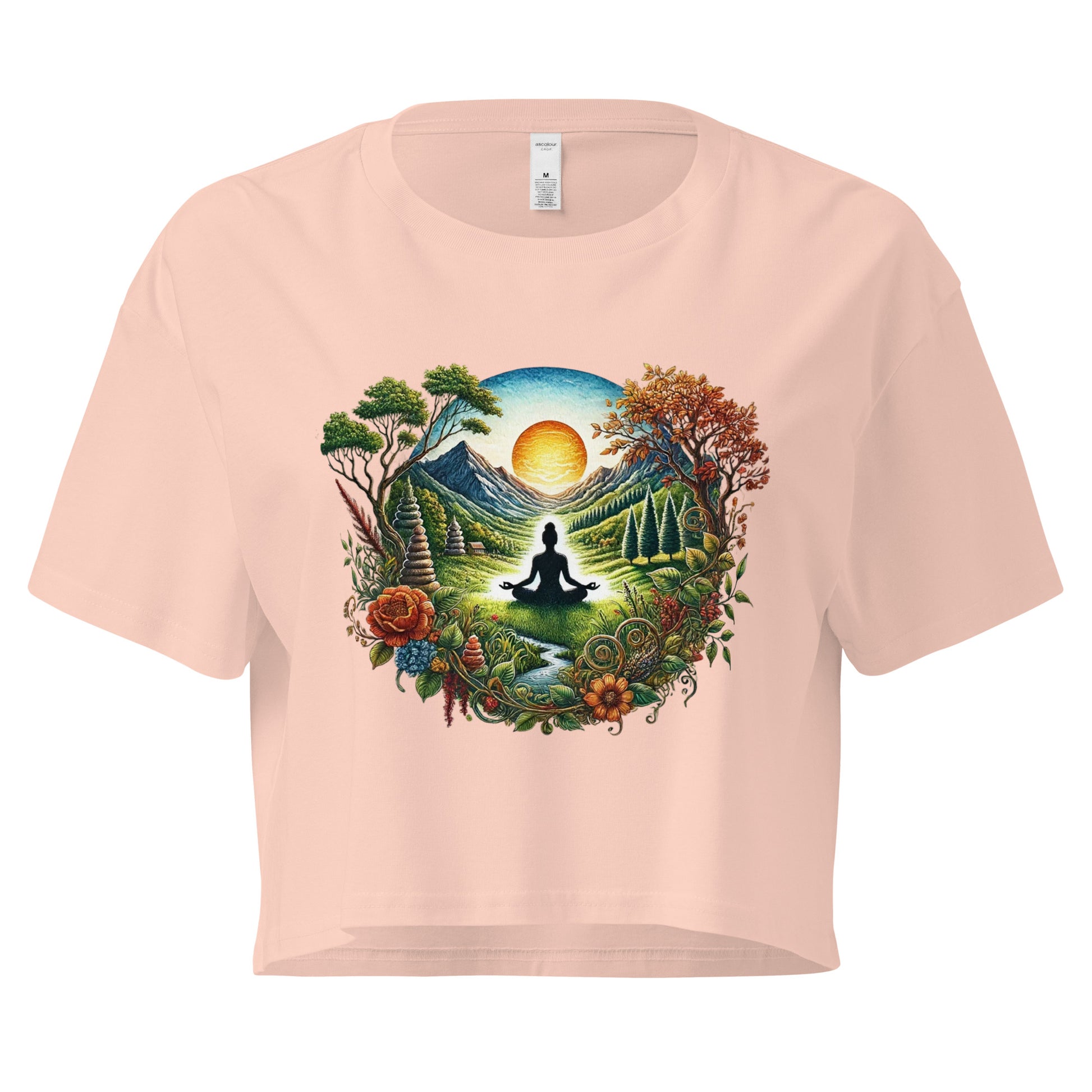 Life's Path Women’s crop top-Soul Flow Apparel