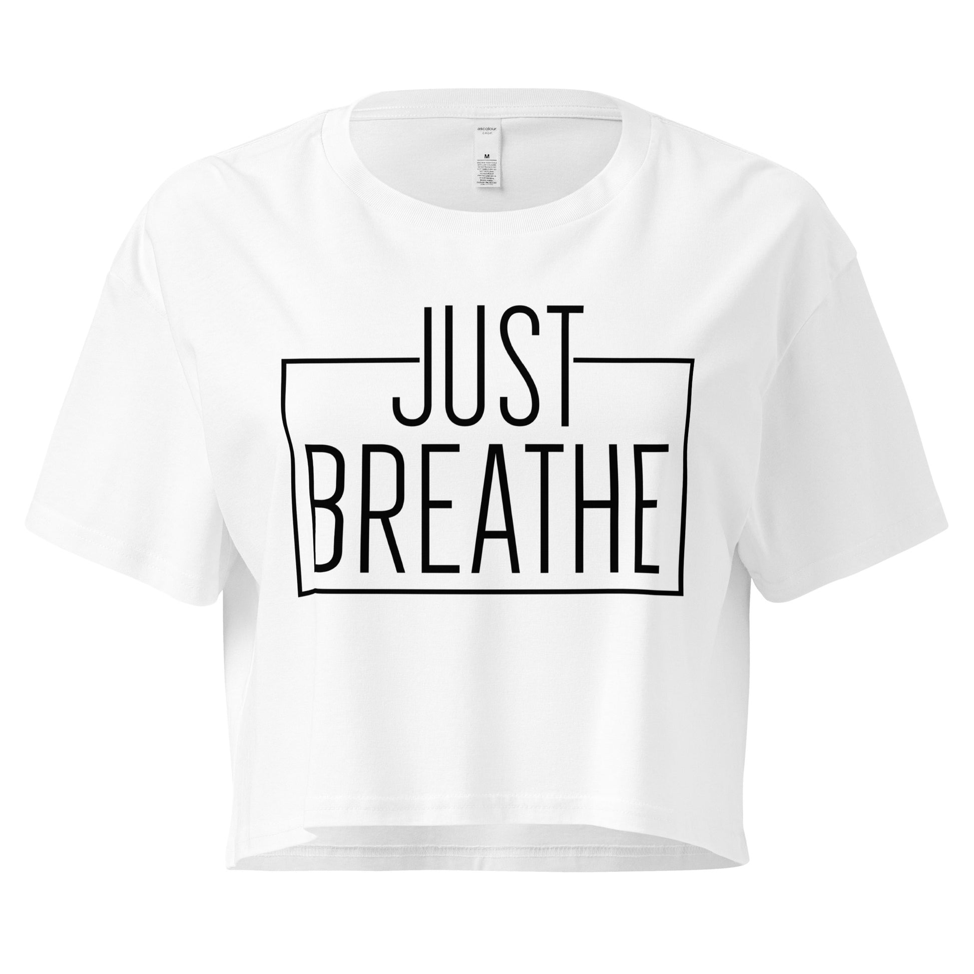 Just Breath Women’s crop top-Soul Flow Apparel