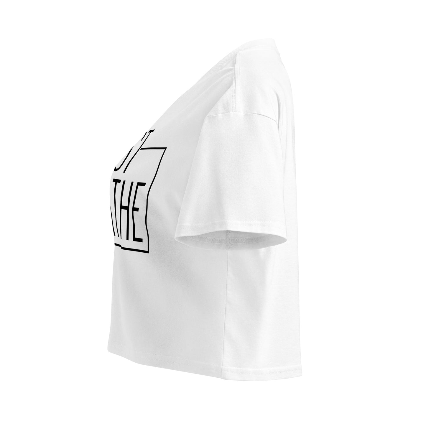 Just Breath Women’s crop top-Soul Flow Apparel