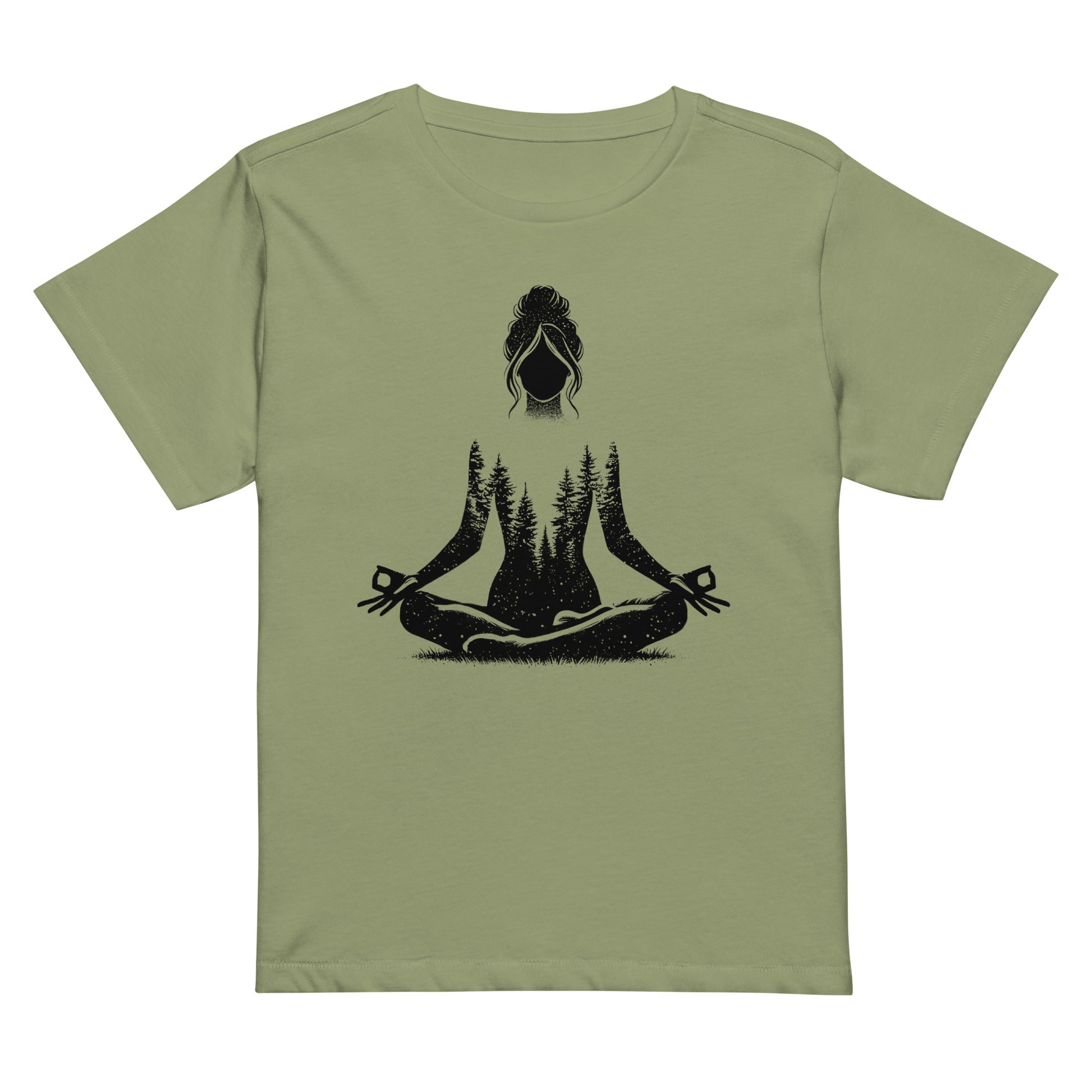 Grounded Women’s high-waisted t-shirt-Soul Flow Apparel