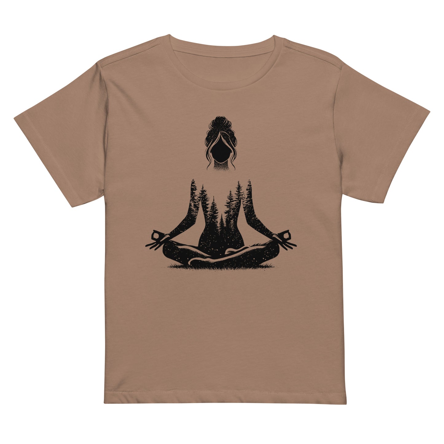 Grounded Women’s high-waisted t-shirt-Soul Flow Apparel